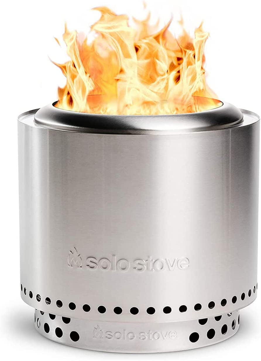 Solo Stove Ranger Stand - Durable 304 Stainless Steel, Heat-Resistant, Portable Elevated Fire Pit Accessory for Safe Use on Decks and Camping - Ideal for Smokeless Fire Pits and Outdoor Fireplaces