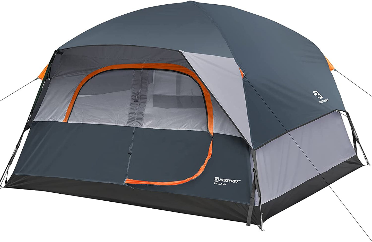 Bessport Tent 4 Person Camping Tent,Waterproof & Windproof Backpacking Tent,Easy Setup,For 3-4 Seasons Lightweight Tent,Great for Outdoor, Mountaineering and Glamping