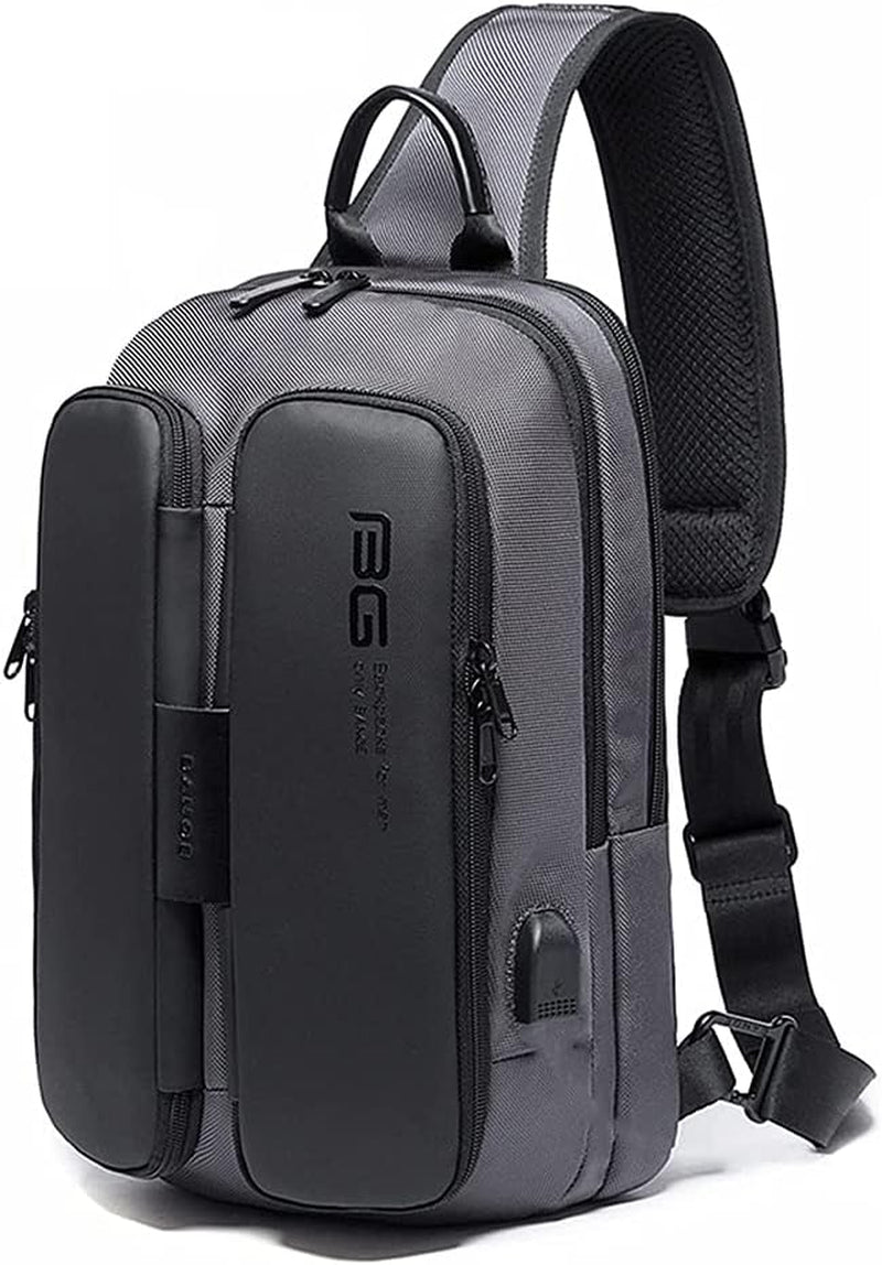 OZUKO Sling Backpack Sling Bag Crossbody Backpack Shoulder Casual Daypack Rucksack for Men