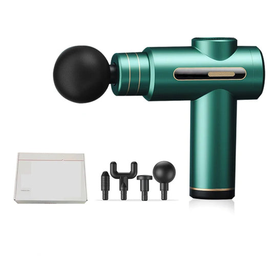 Massage Gun Deep Tissue Handheld Electric Muscle Massager for Athletes Muscle Massage Gun for Pain Relief with 4 Massage Heads