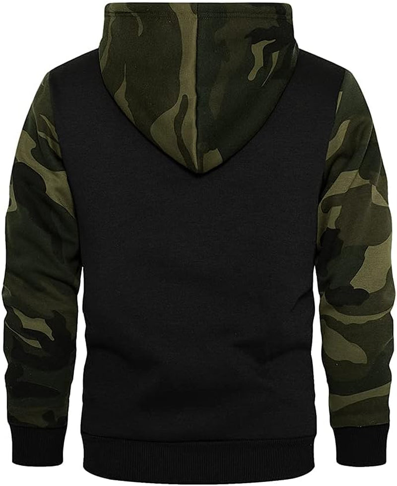 Men'S Sweatshirt Hipster Long Sleeve Drawstring Hooded Pullover Hoodies