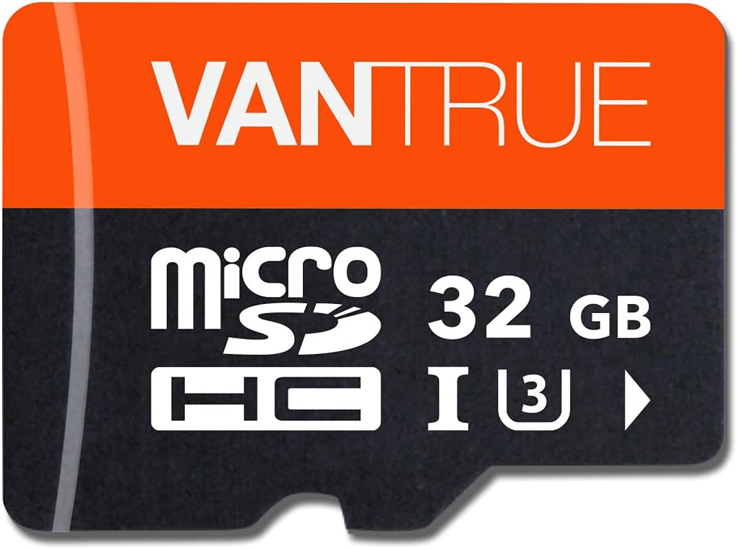Vantrue 256GB Microsdxc UHS-I U3 4K UHD Video High Speed Transfer Monitoring SD Card with Adapter for Dash Cams, Body Cams, Action Camera, Surveillance & Security Cams
