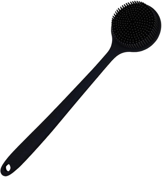 Silicone Body Scrubber, Long Handle Back Scrubber for Shower, Silicone Body Brush Shower Scrubber for Body, Shower Srush Back Brush Body Exfoliator