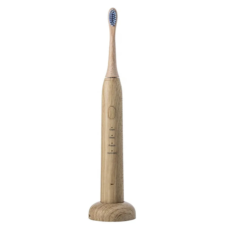 Zhijiance Certificate Eco- Friendly Biodegradable Brush Head Electrical Bamboo Electric Toothbrush Bamboo Toothbrush Electric
