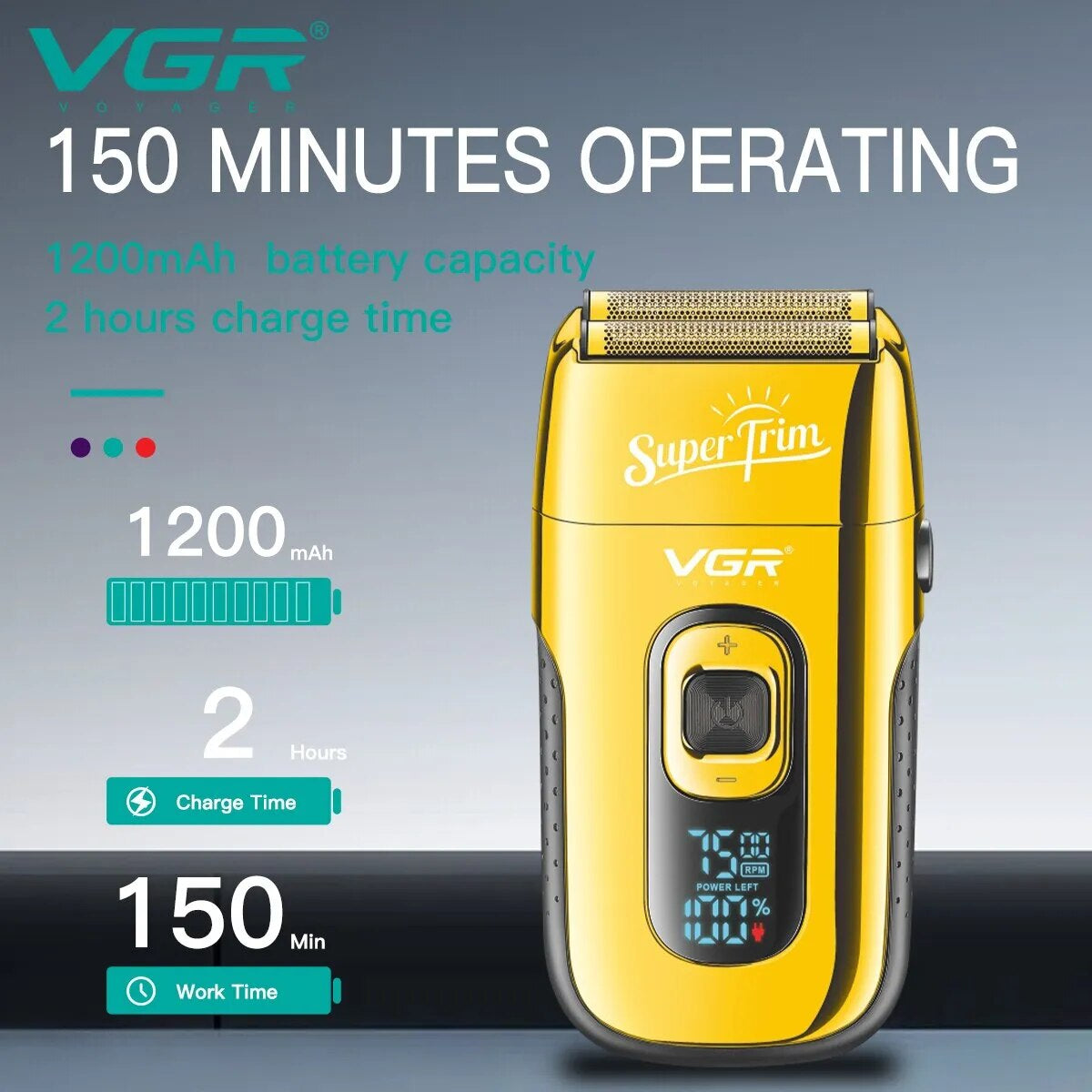 Electric Razor Electric Shaver Rechargeable Shaving Machine for Men Shaver Beard Razor Beard Trimmer Hair Trimmer V-332