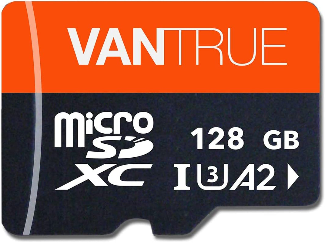 Vantrue 256GB Microsdxc UHS-I U3 4K UHD Video High Speed Transfer Monitoring SD Card with Adapter for Dash Cams, Body Cams, Action Camera, Surveillance & Security Cams