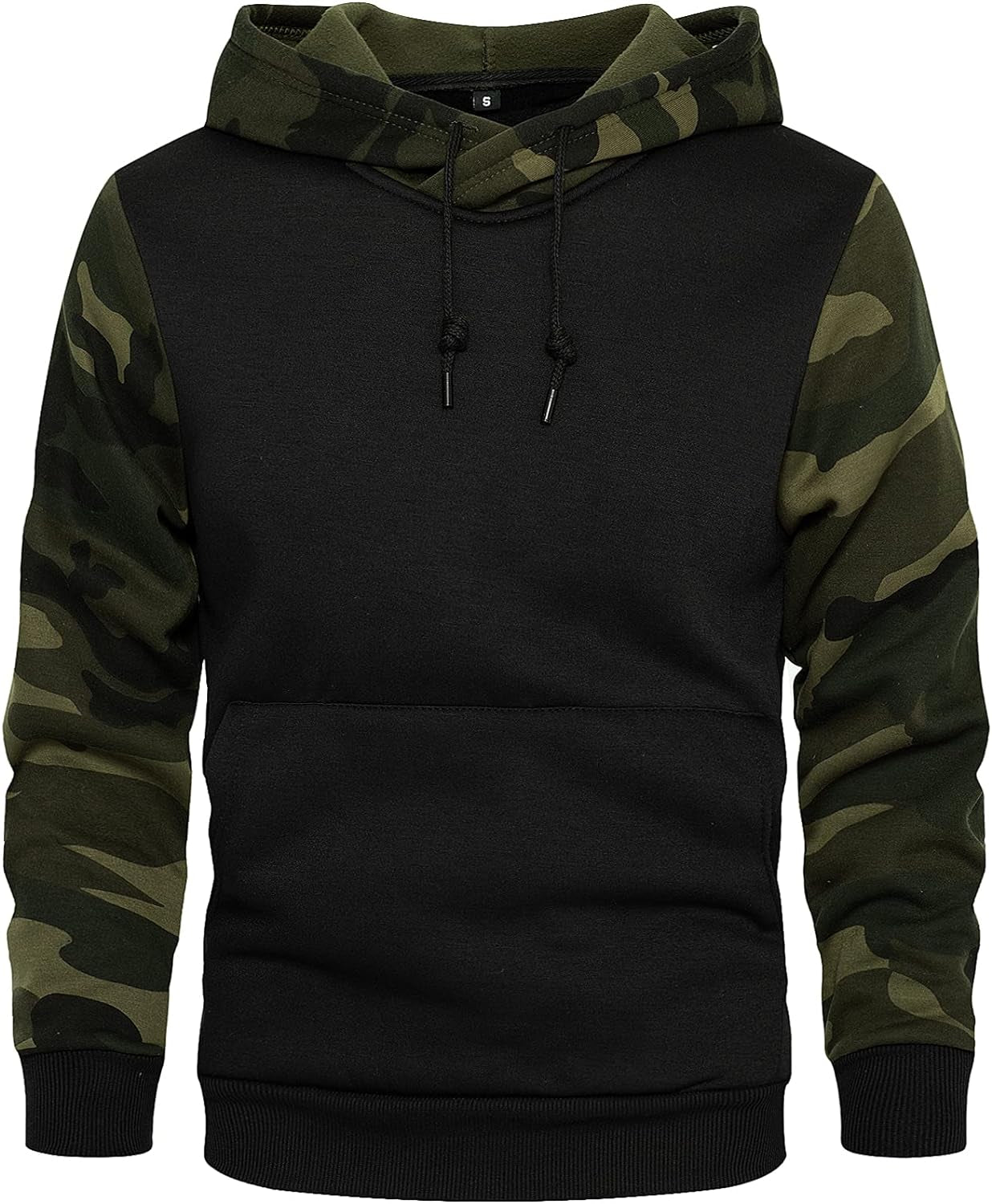 Men'S Sweatshirt Hipster Long Sleeve Drawstring Hooded Pullover Hoodies