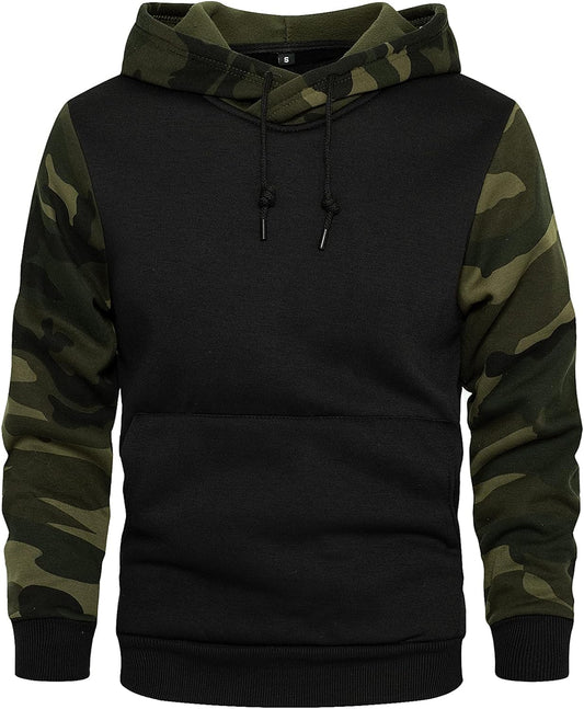 Men'S Sweatshirt Hipster Long Sleeve Drawstring Hooded Pullover Hoodies